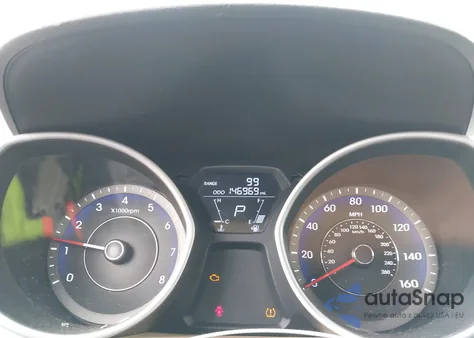 2012 Hyundai Elantra Gls (Ulsan Plant) z USA, uszkodzony, nr VIN KMHDH4AE1CU207971